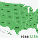 Illustration for article titled Map: Six Decades of the Most Popular Names for Girls, State-by-State
